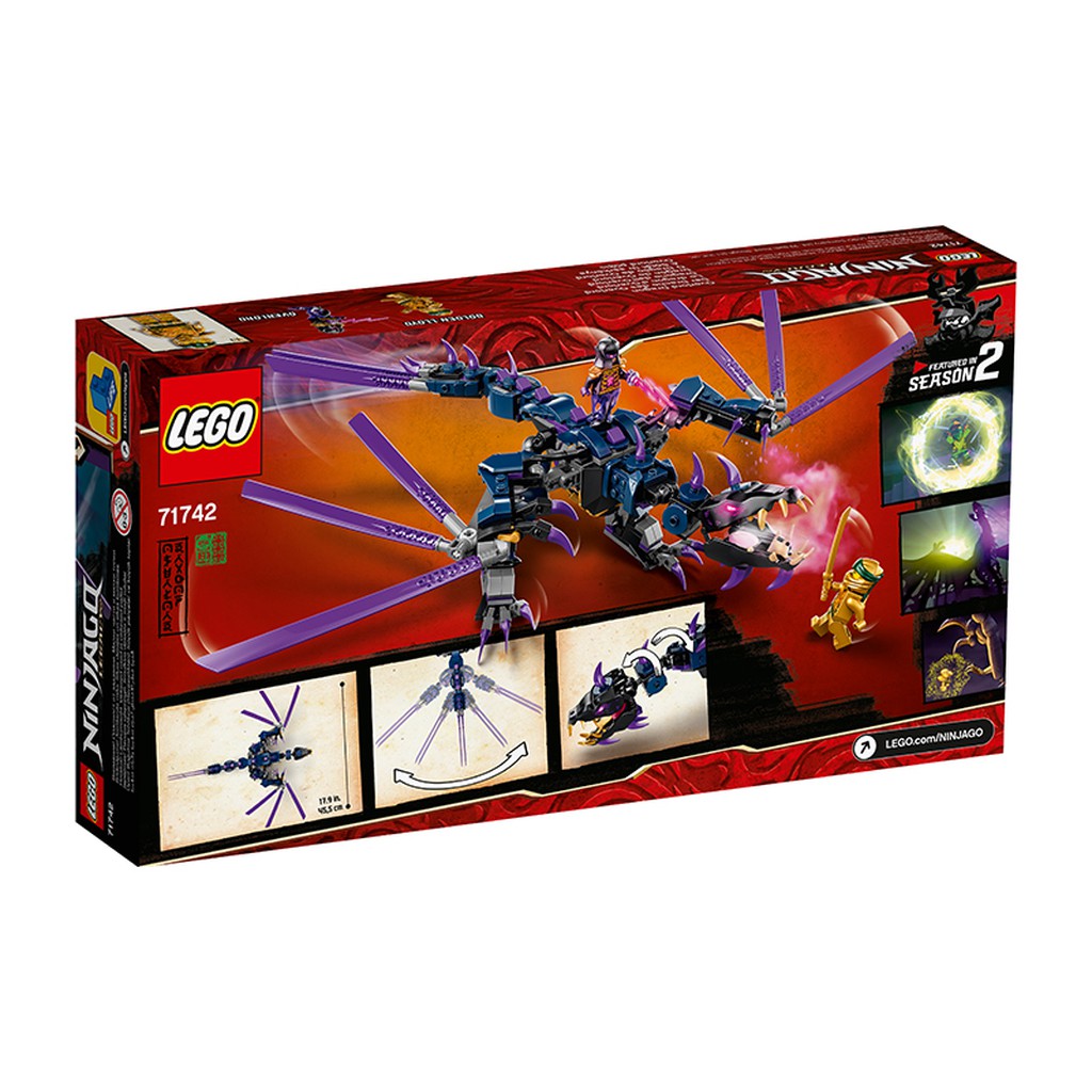 LEGO Ninjago Rồng Đen Của Chúa Tể Overlord 71742