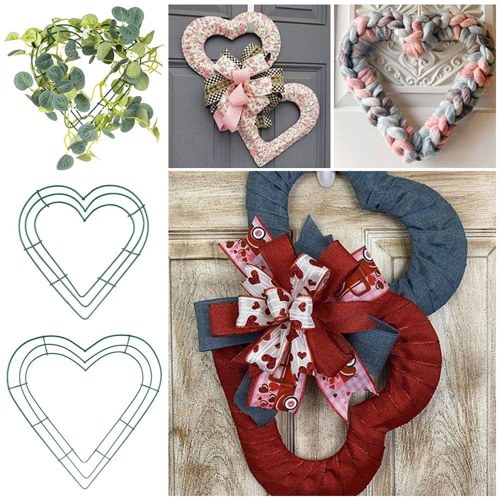 LONTIME Khung Treo Hình Hoa / Trái Tim Làm Đồ Thủ Công DIY