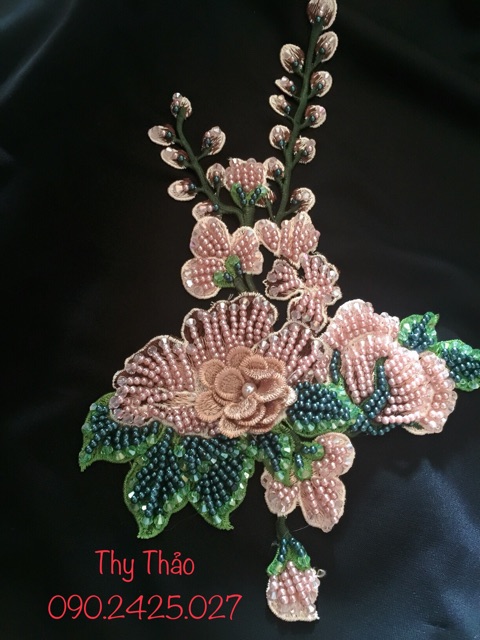 Đầm trung niên đính phale cao cấp sang trọng