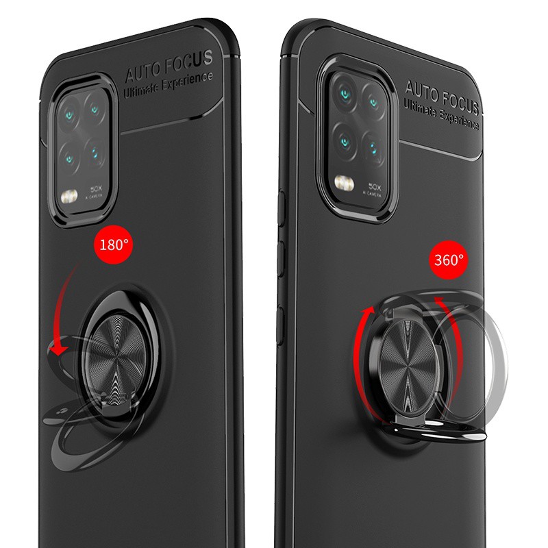 Ốp lưng Xiaomi Mi 10 Lite FREESHIP Từ 50k giá đỡ NHẫn hút ô tô Ver 2 hiệu Auto Focus cao cấp