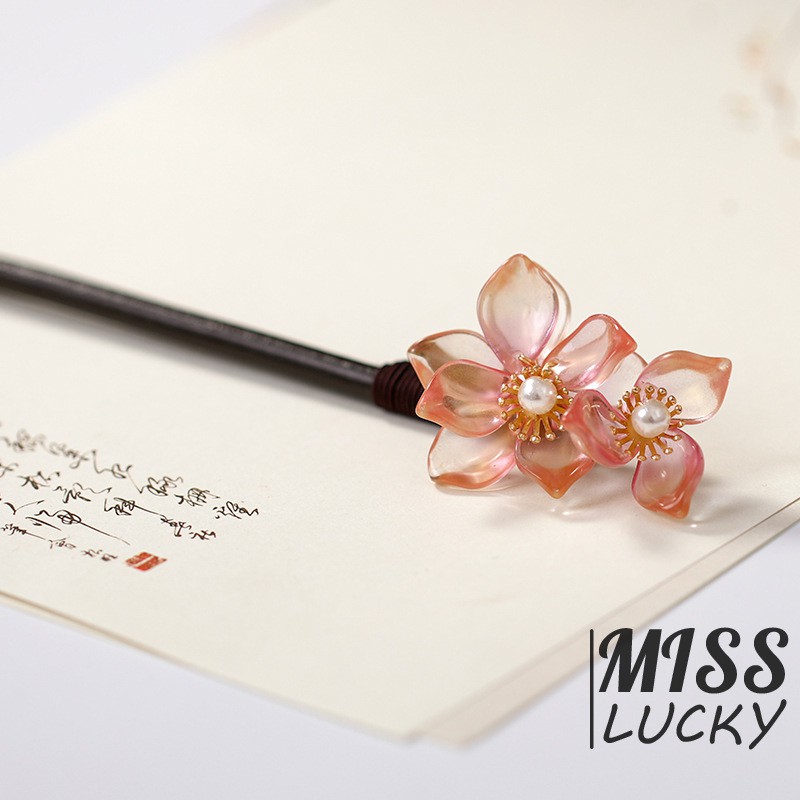 Trâm Cài Tóc Hình Hoa Đính Đá Sang Trọng Dành Cho Nữ