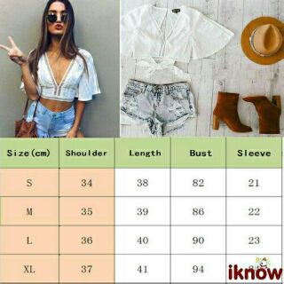 Áo crop top cổ V