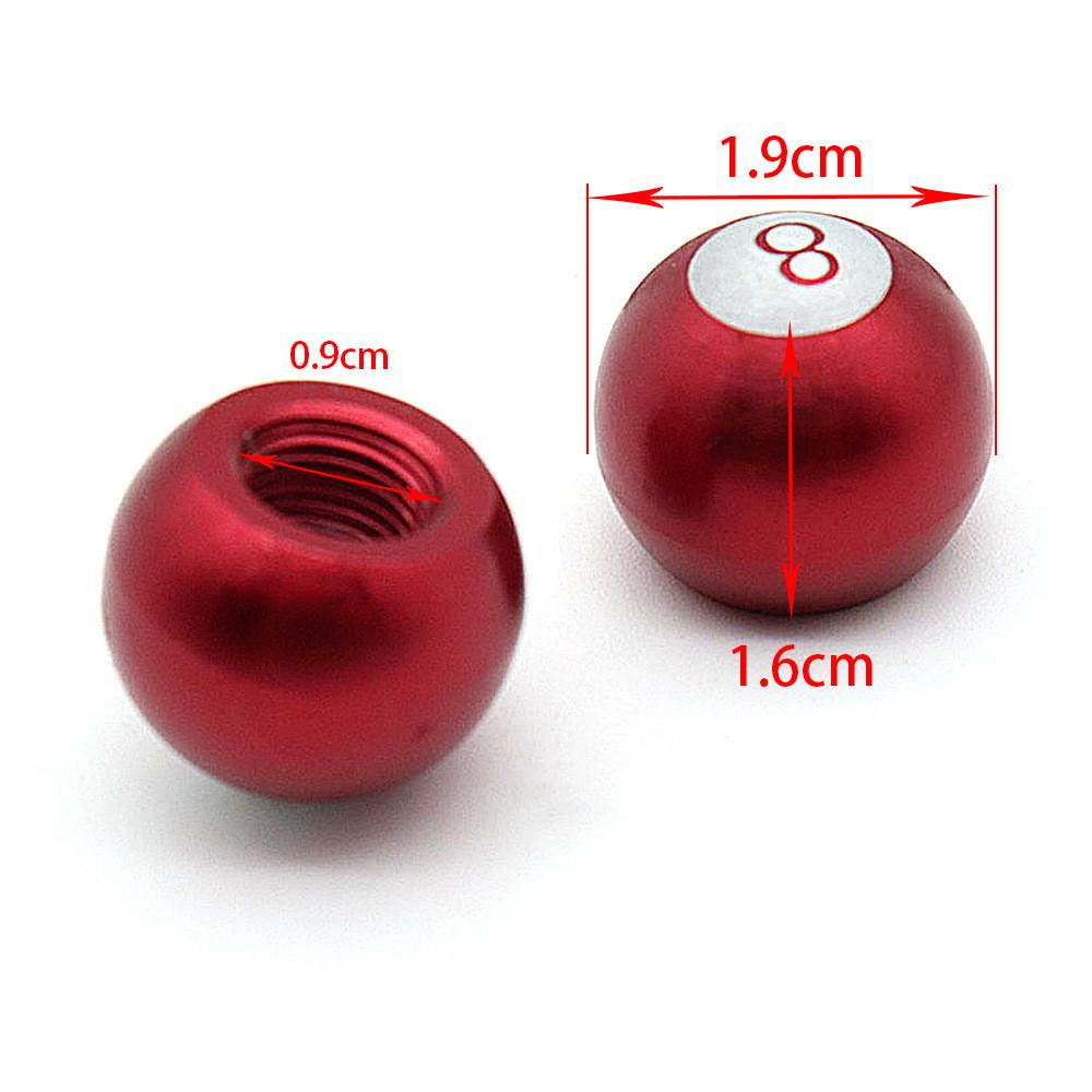 Bộ 4 Nắp Van Bánh Xe Tải / Xe Hơi / Xe Đạp Bằng Hợp Kim Nhôm Chống Bụi