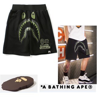 Mới BAPEe X Undefeated Ape Head Cá Mập Nam Nữ Đi Biển Quần Short Thường Ngày