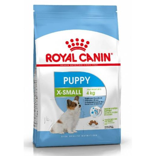 Hạt thức ăn cho chó Royal Canin X-small puppy bao nguyên 1.5kg