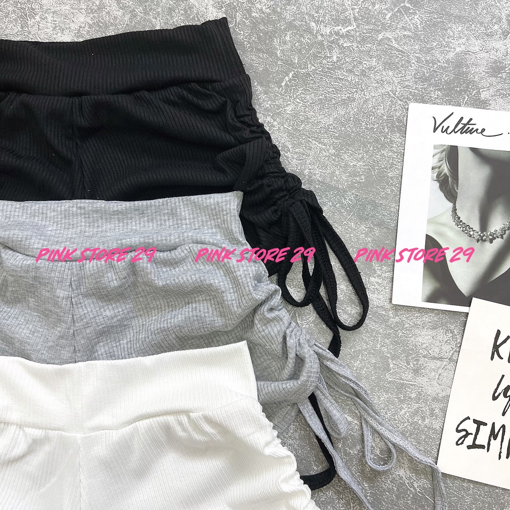 Quần Đùi Nữ Rút Dây PINKSTORE29, Dáng Ôm Sexy Shorts Q014