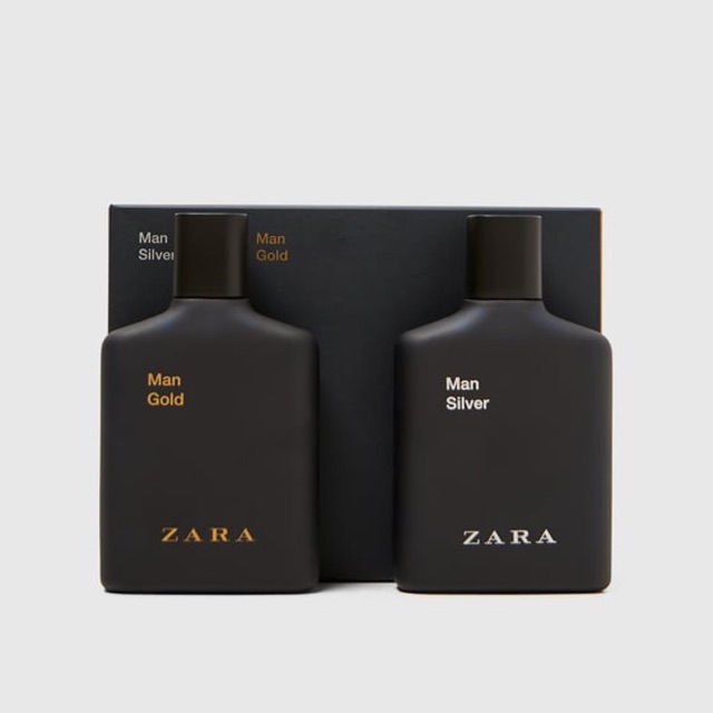 Nước hoa Zara Man: Man Silver + Man Gold Set 2 chai 100ml ;Set 2 chai 30ml