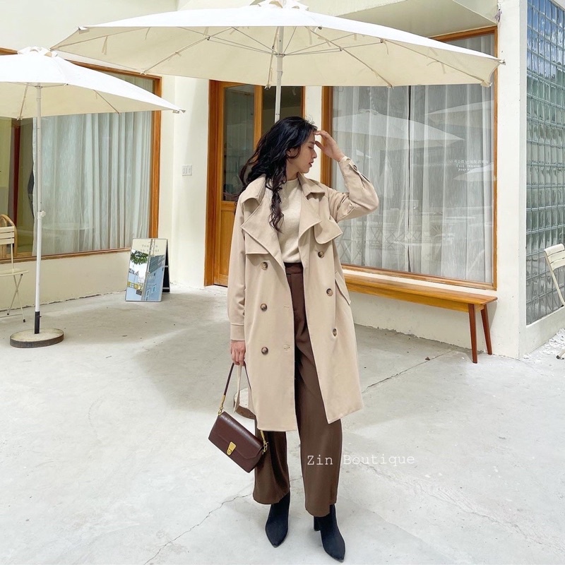 ÁO MĂNG TÔ DÁNG DÀI