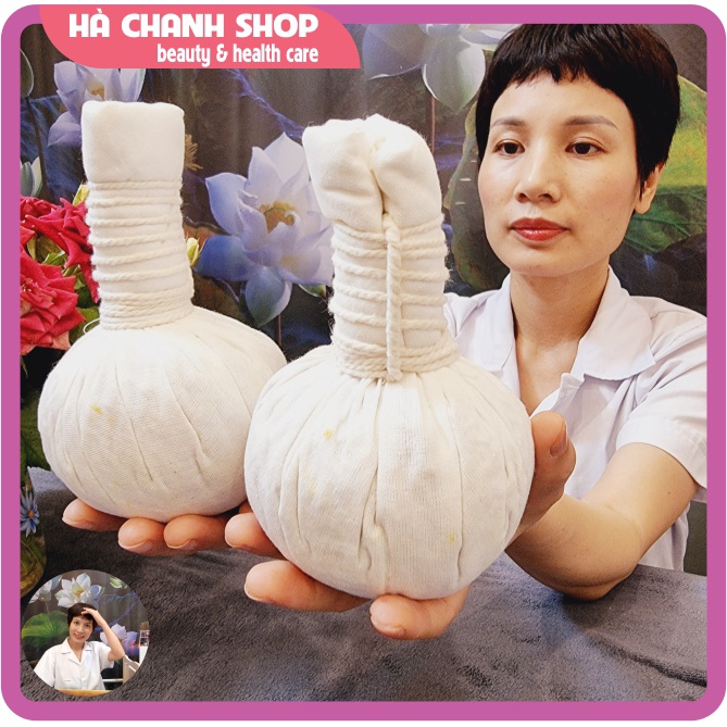 Bóng Chườm Thảo Dược Massage Nắm Thảo Dược Chườm Nóng Thái Cao Cấp 200g Làm Nóng Bằng Tủ Hấp Lò Vi Sóng Chăm Sóc Cơ Thể