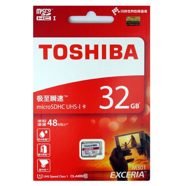 Thẻ nhớ MicroSd 32gb Toshiba tốc độ cao | BigBuy360 - bigbuy360.vn