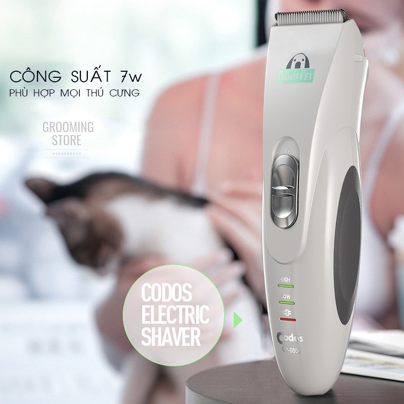 (CODOS CP 6800) Tông đơ cắt tỉa lông chó mèo bản nâng cấp - Tông đơ cắt tỉa thú cưng - Grooming Store