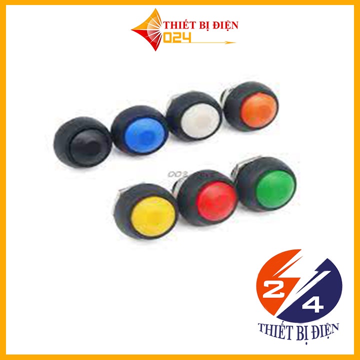 Nút Nhấn Đề PBS-33B Không Thấm Nước 12mm nhấn nhả