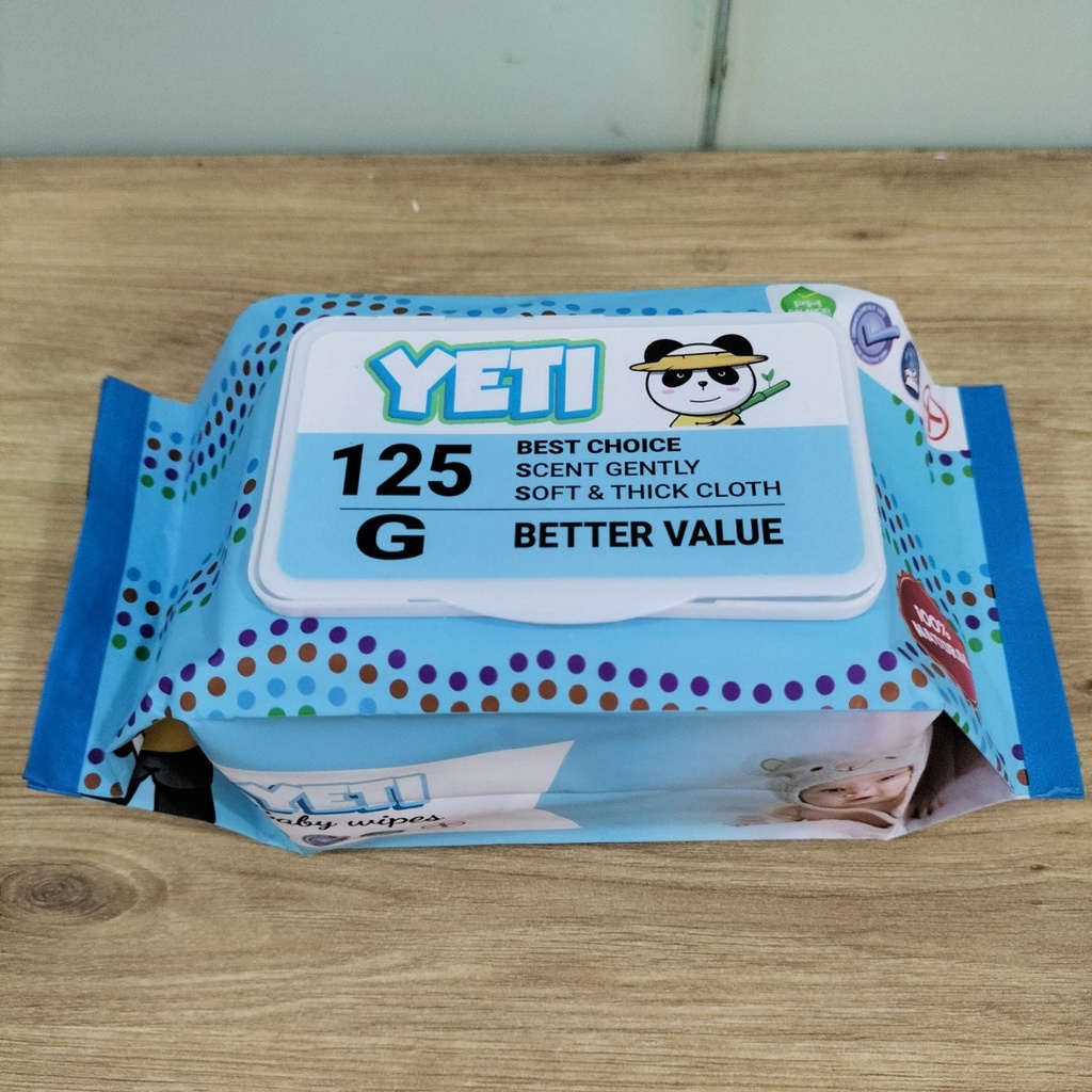 Khăn Giấy Ướt YeTi Thái Lan Không Mùi 125gr