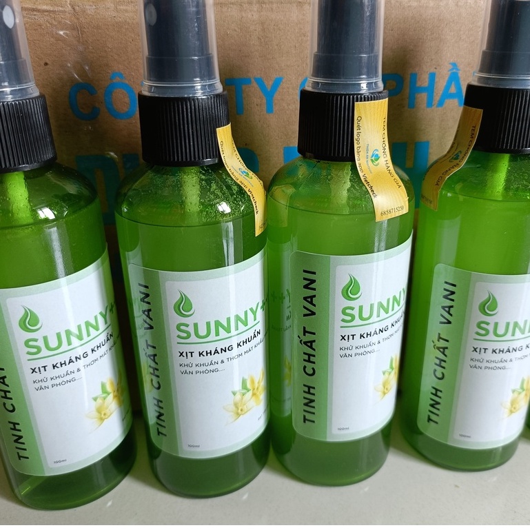 Sunny- 100ml xịt khử khuẩn khẩu trang, mũ bảo hiểm hương thơm dịu nhẹ