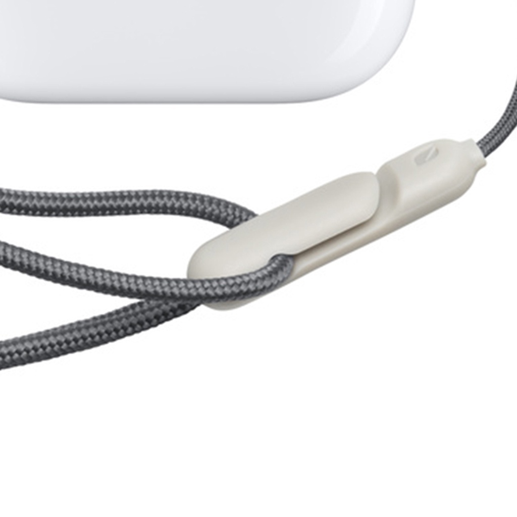 Vỏ Bảo Vệ Hộp Sạc Tai Nghe AirPods Pro 3 2 1 Bằng Nylon Có Dây Đeo Chống Thất Lạc