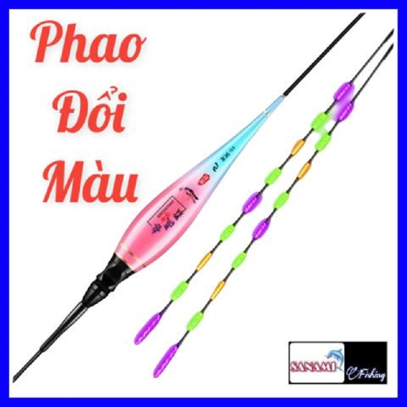 Phao Câu Đài [Tặng Pin] Câu Đêm Nano Bình Minh Đổi Màu Cao Cấp SPC-13 phao câu cá phao sáng câu đêm - Sanami Fishing