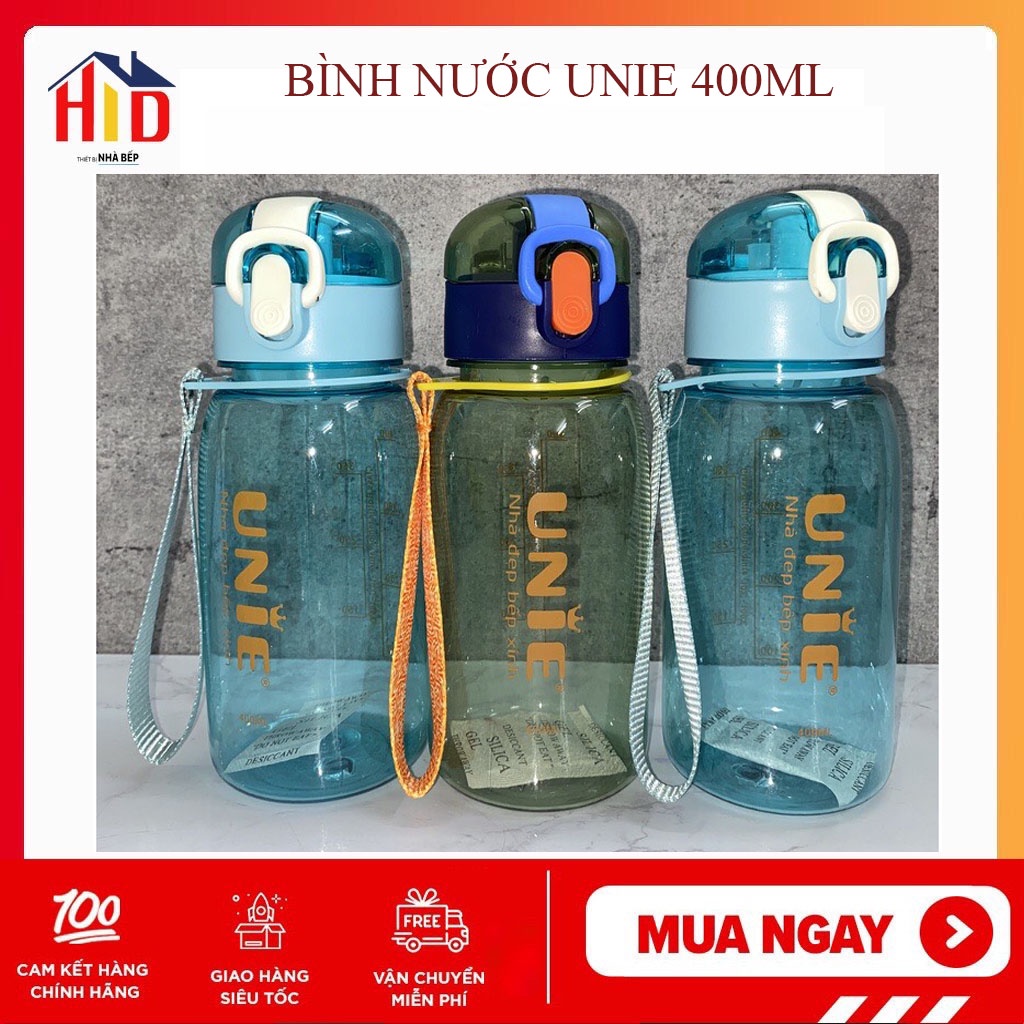 Bình đựng nước UNIE cao cấp 400ml ( 1 bình )