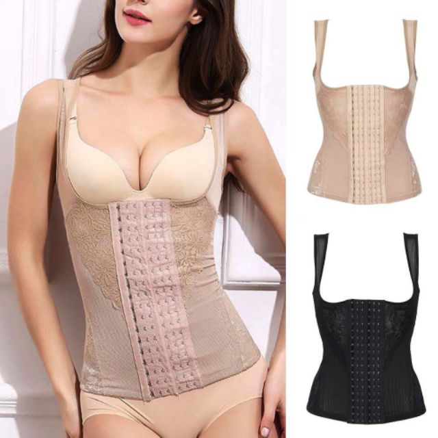 Áo gen định hình vòng eo đẩy cap ngực