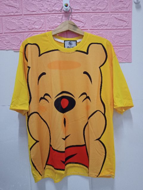 Áo phông in 3D hình gấu Pooh cute form rộng tay lỡ | BigBuy360 - bigbuy360.vn