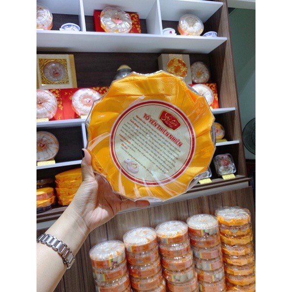 VẢI VÀNG LÓT HỘP YẾN - BÓNG ĐẸP - CHƯA VẮT SỔ