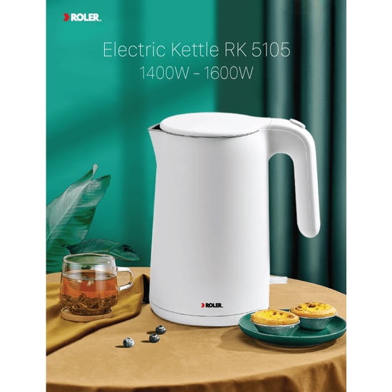 Bình siêu tốc inox 2 lớp 1.5L Roler RK-5105