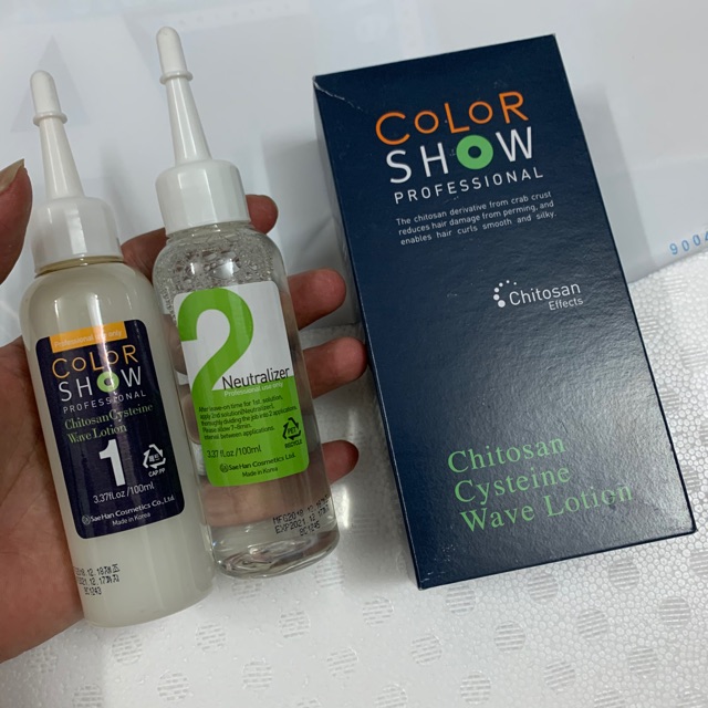 Cặp Uốn Xoăn Hàn Quốc Tại Nhà Color Show - Thuốc Uốn Siêu Dưỡng