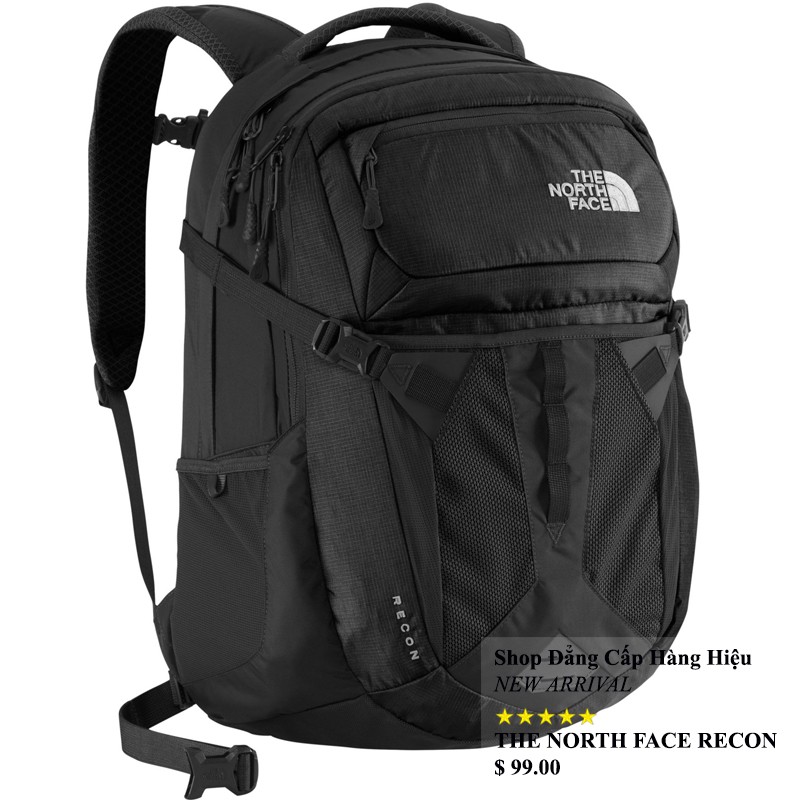 Balo Laptop The North Face Recon chính hãng màu đen