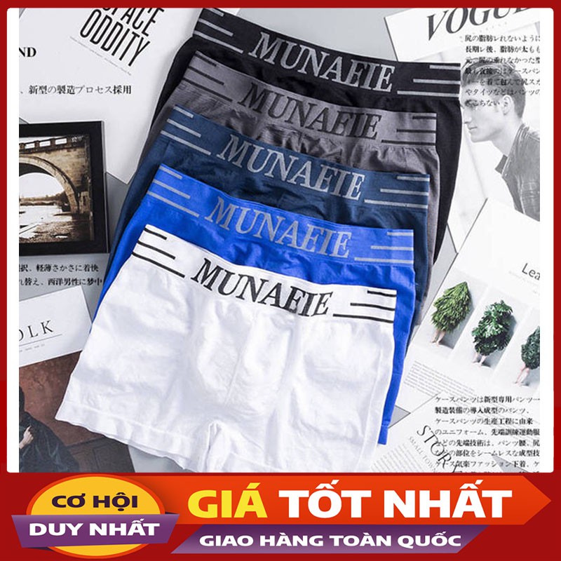 Quần Sịp Đùi Nam Munafie Cao Cấp Kèm Túi Zip NB17-Violet_Store
