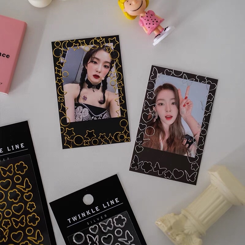 Hình dán Twinkle line_ trang trí top,card