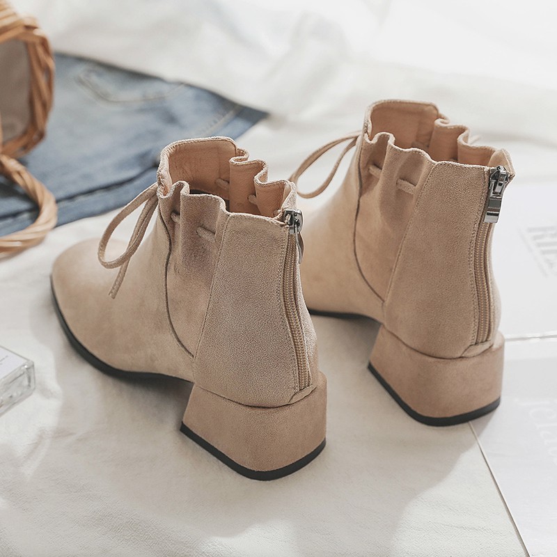 Boosts nhung 5p dây buộc khóa sau