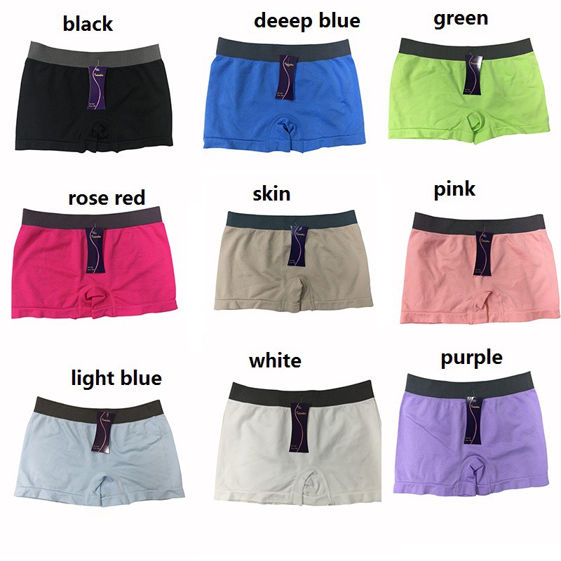 Quần lót dạng đùi màu trơn phong cách đơn giản cá tính cho nữ