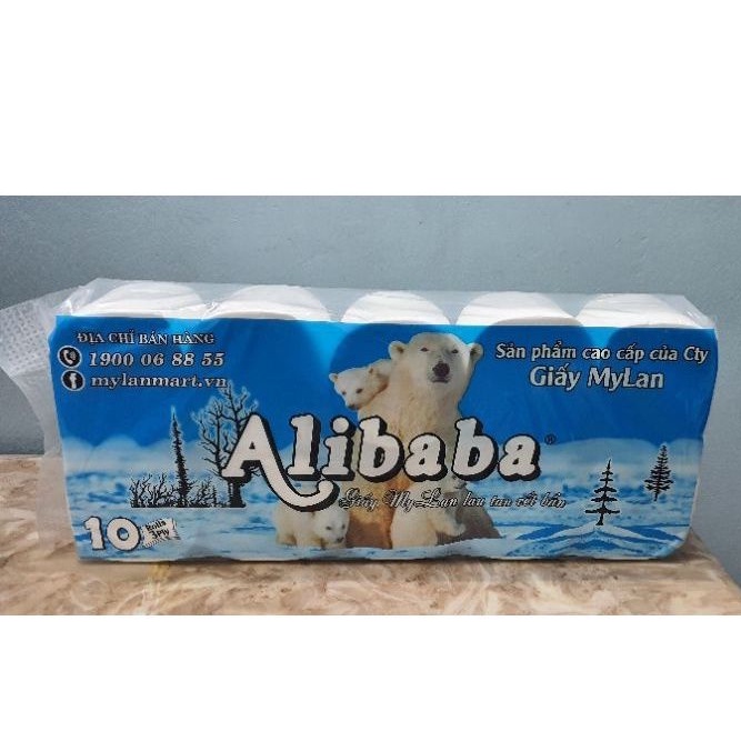 1 XÁCH GIẤY Vệ Sinh KHÔNG LÕI ALIBABA 1.9 KG Gia đình gấu