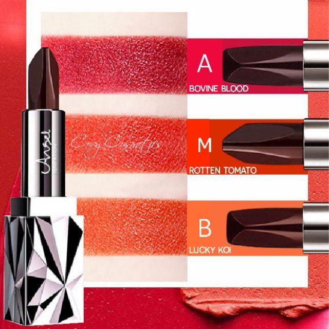 Son 3 Màu Kim Cương Đen Ansel Tempation Three Color Lipstick Nội Địa Trung