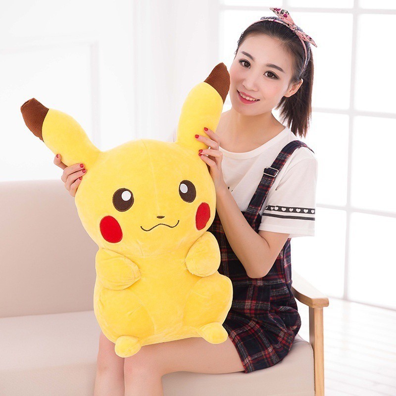 Thú Nhồi Bông Hình Pikachu Dễ Thương Chất Lượng Cao