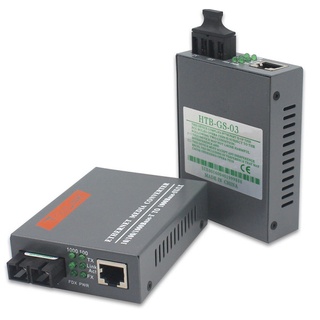 Bộ chuyển đổi quang điện 1 sợi media converter 1fo 1q 1 lan 1gbps netlink htb-gs-03
