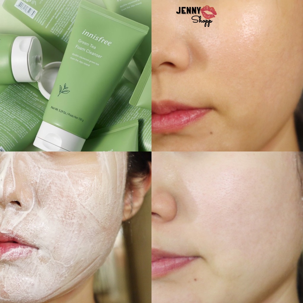 Sữa Rửa Mặt Trà Xanh Innisfree Green Tea Foam Cleanser