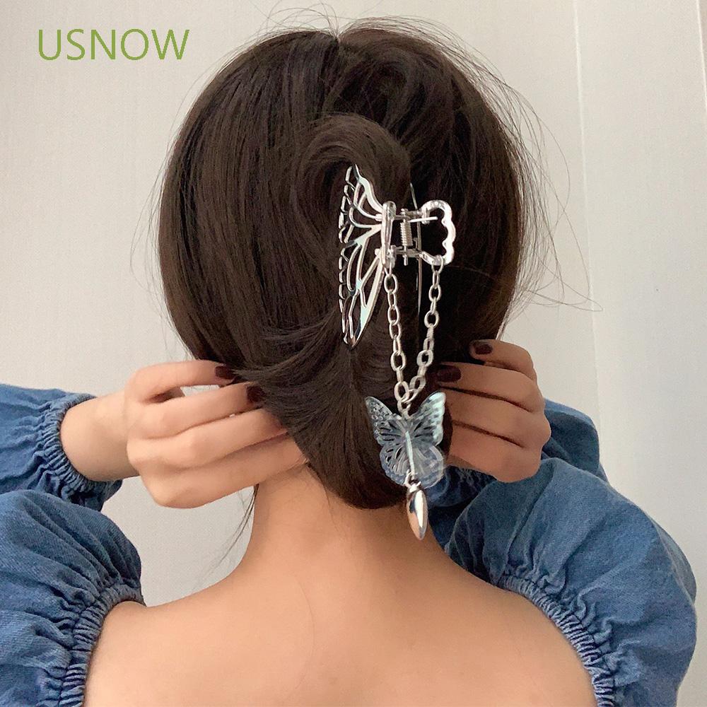 Kẹp Tóc Hình Chữ Nhật Đính Tua Rua Thời Trang