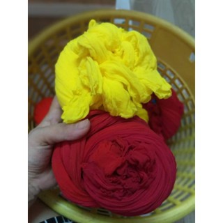 Vải voan làm hoa handmade khách đặt
