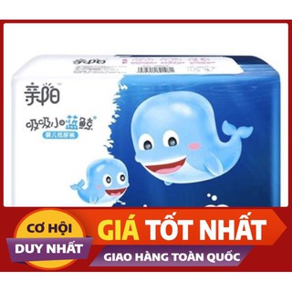 Tã quần/dán KinYang cá voi xanh cao cấp: S90- M84-L78-XL72-XXL66- nội địa Trung