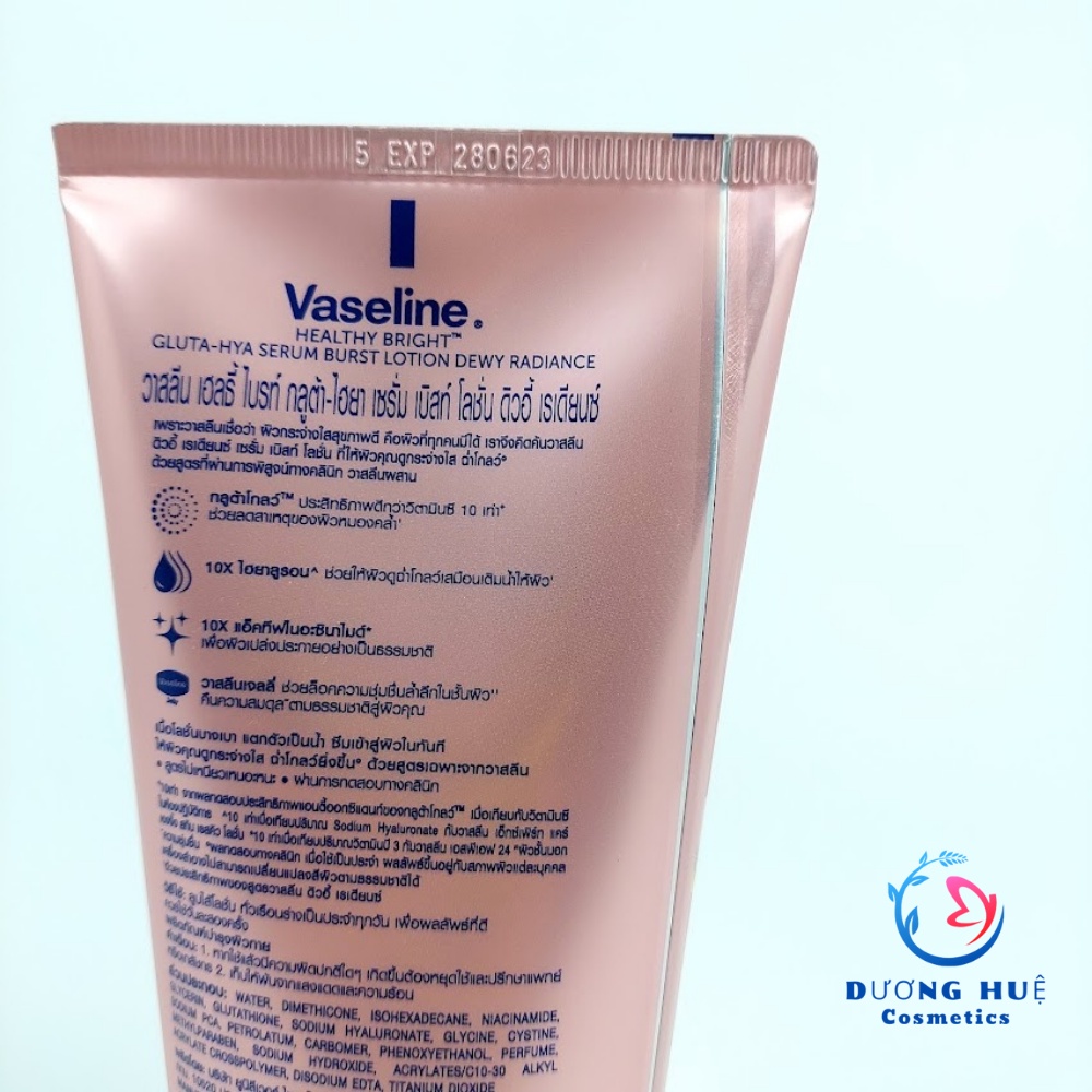 Sữa dưỡng thể trắng sáng da VASELINE 50X 320ML