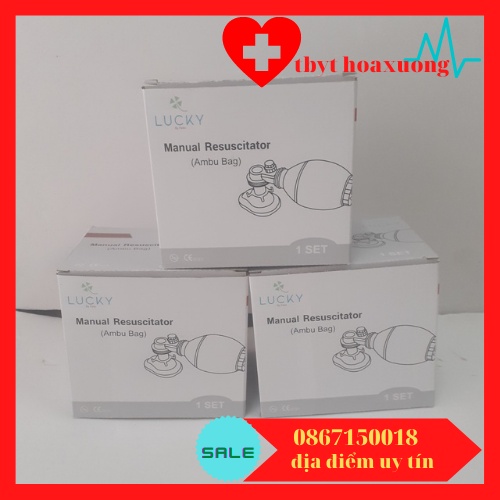 [CAO CẤP] Bộ Ambu Bóng Bóp Oxy Cấp Cứu