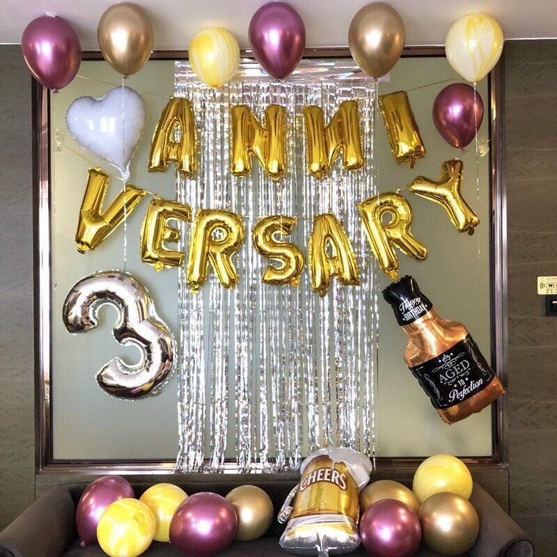 [Ảnh thật] Set trang trí đẹp lung linh ngày kỷ niệm anniversary (COMBO 165)