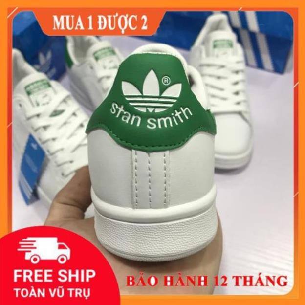 Free [ Freeship] | Ảnh Thật + Video | Giày Thể Thao Stan Smith Xanh Lá Và Đen Nam Nữ 2020 : " * ⁿ