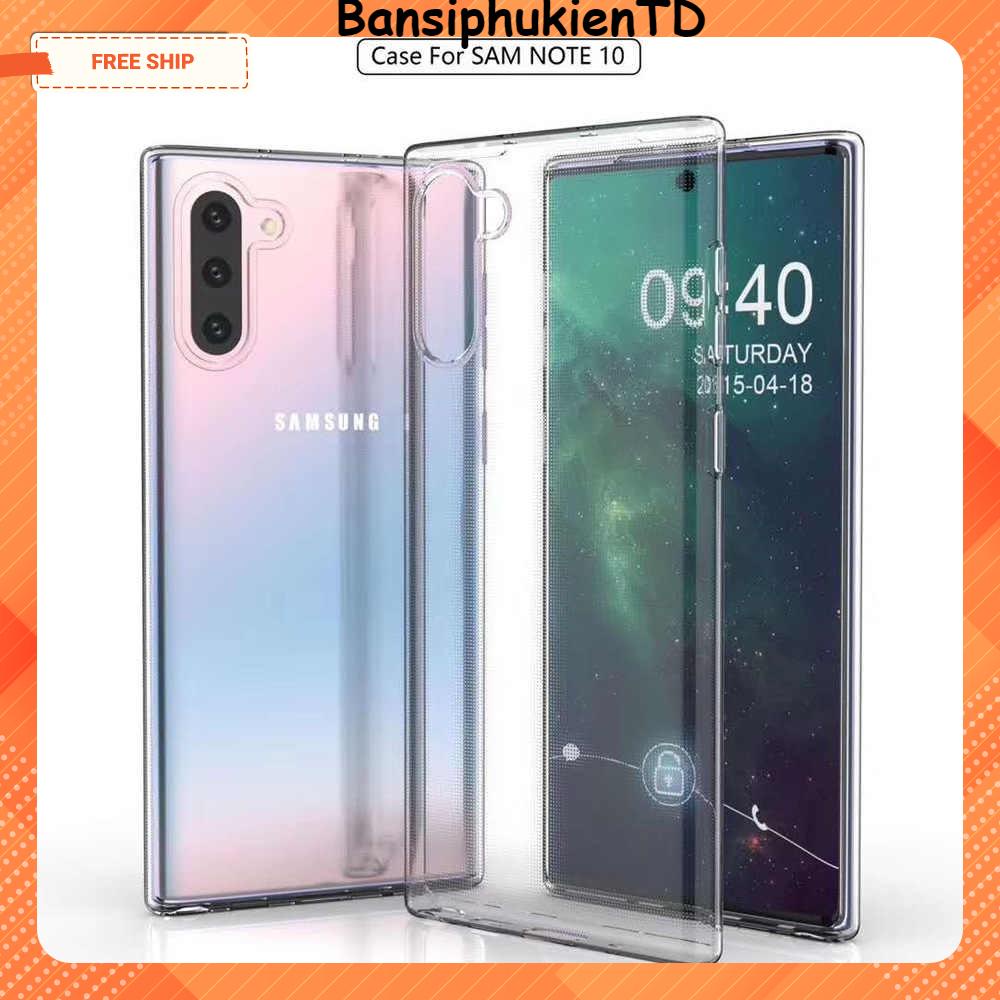 Ốp lưng dẻo trong suốt Note8/Note9/  Note10/Note10plus/Note10lite Note20/Note20plus