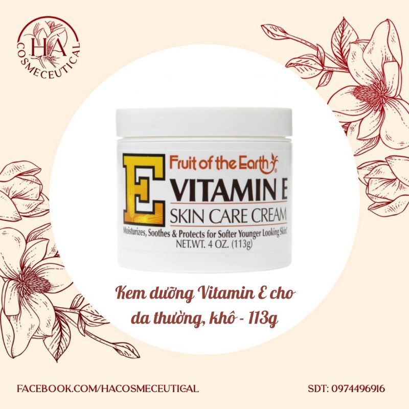 Kem dưỡng Vitamin E Fruit of the Earth