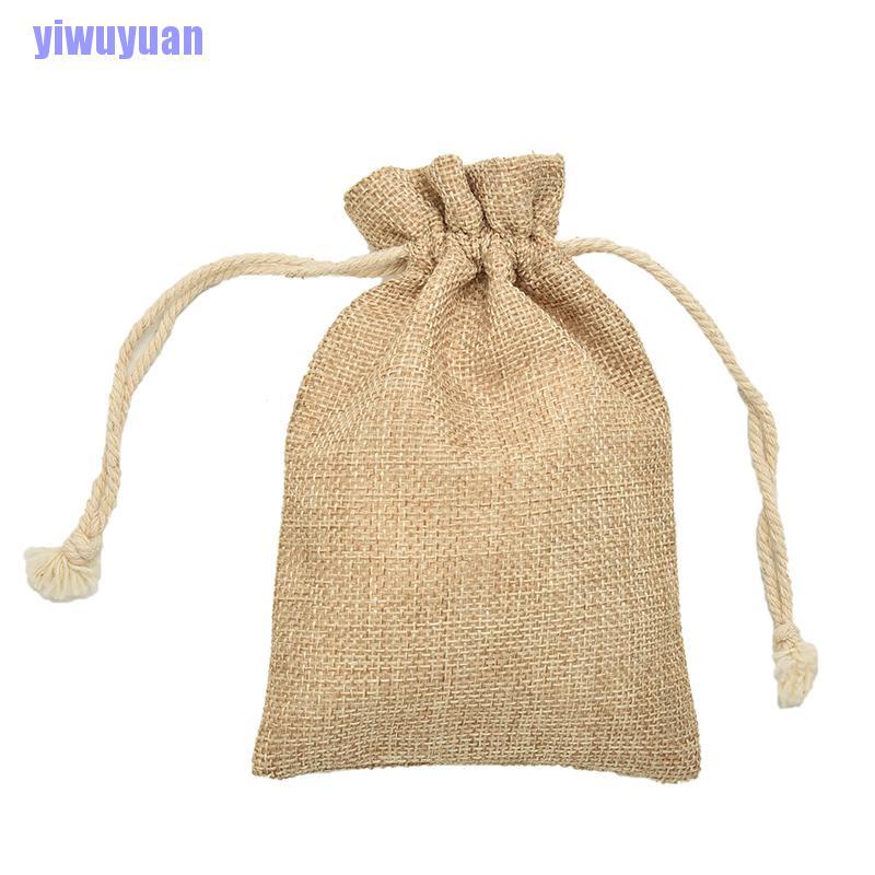 Túi Dây Rút Vải Canvas Mini Xinh Xắn Cho Đám Cưới