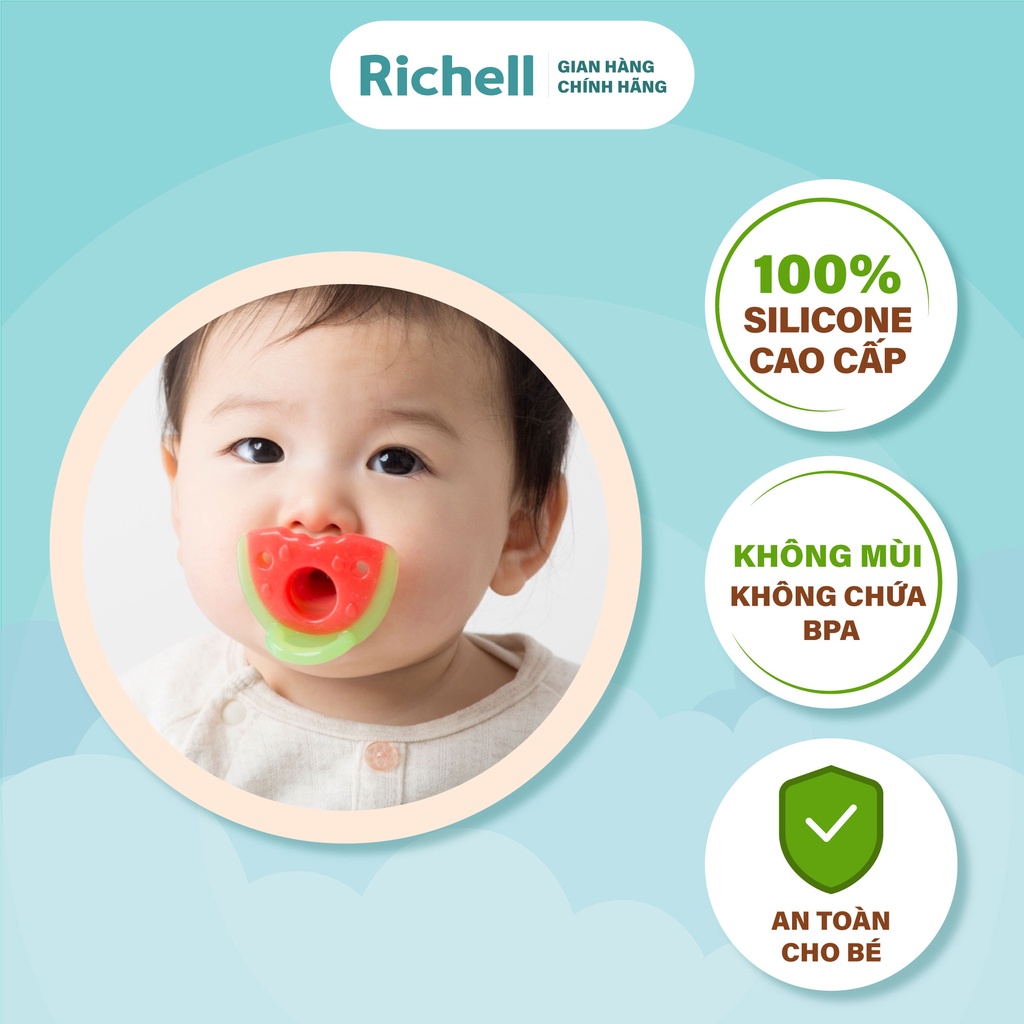 Ty ngậm silicone Richell Nhật Bản | Baby