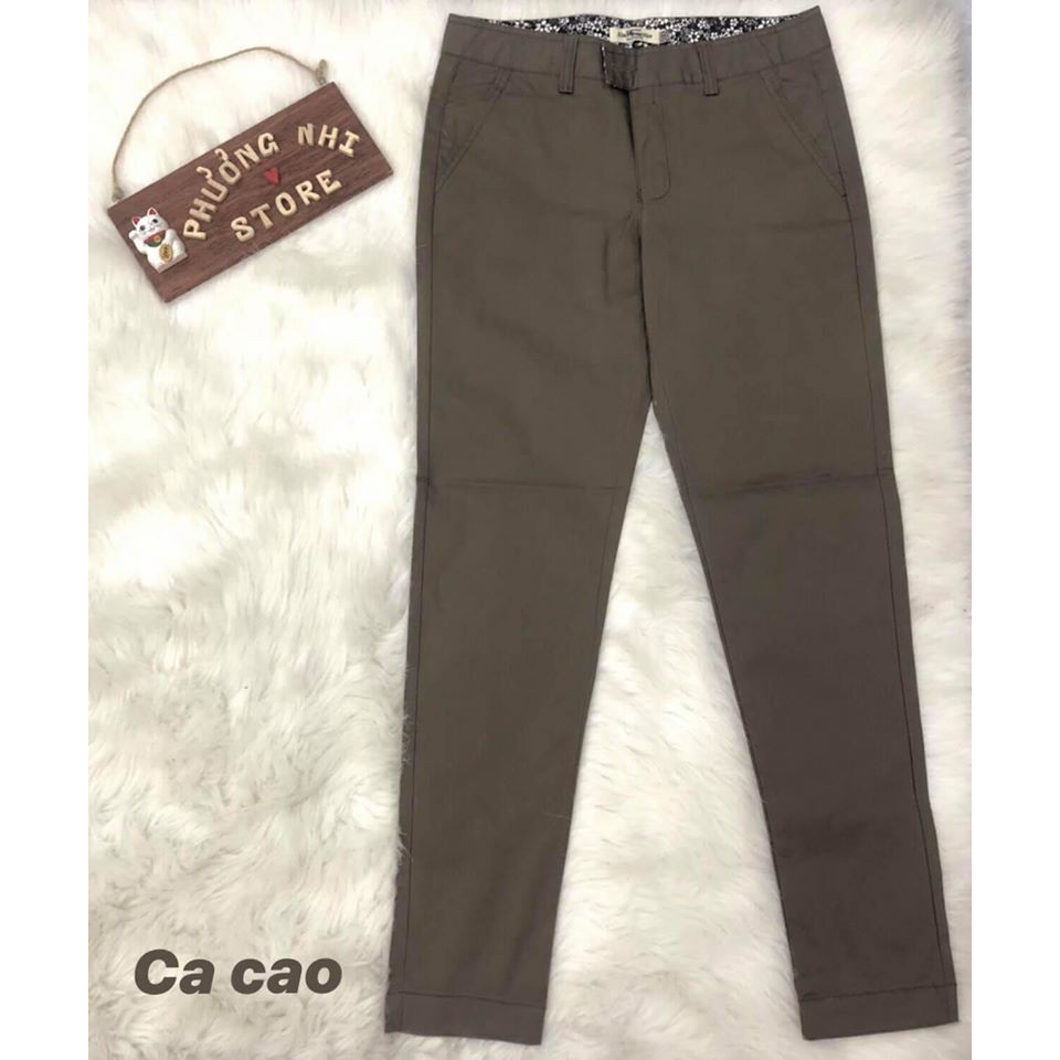 QUẦN DÀI KAKI THUN MÀU CA CAO