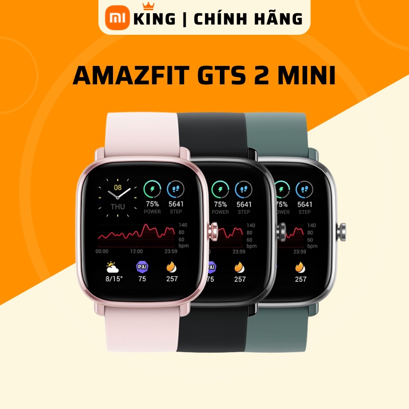 Đồng Hồ Thông Minh Amazfit GTS 2 Mini - Hàng Chính Hãng - Bảo Hành 12 Tháng