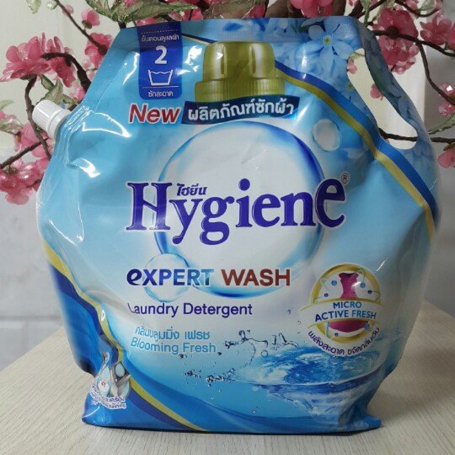 Nước giặt hygiene 1800ml đậm đặc xanh dương